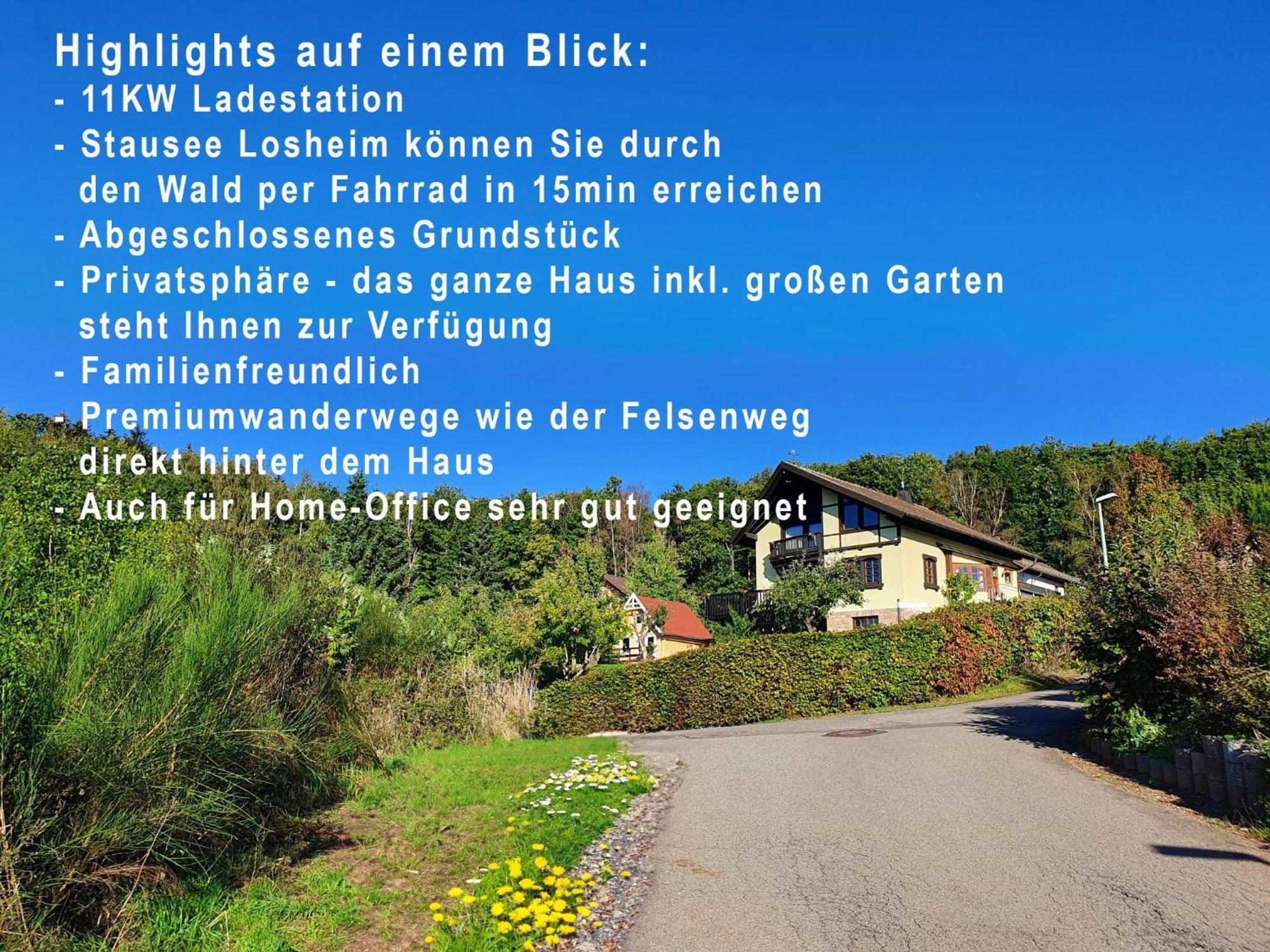 Sonnige Aussicht Villa Losheim Bagian luar foto