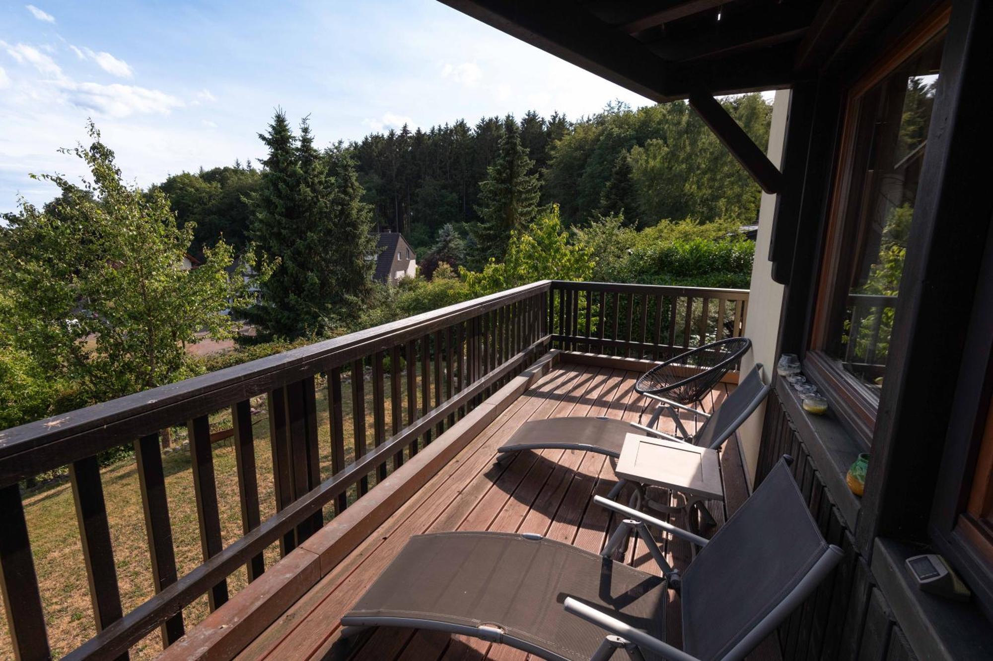Sonnige Aussicht Villa Losheim Bagian luar foto